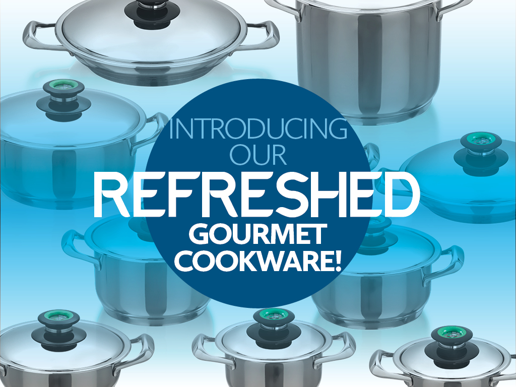Introducing our refreshsed Gourmet Cookware